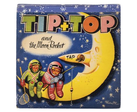 Kubasta (Voitech). Tip + Top and the Moon Rocket, 1st edition, Bancroft, 1964, six colour pop-up and moveable scenes (all in 