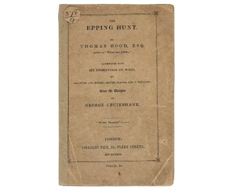 [Dodgson, Charles Lutwidge, 'Lewis Carroll', 1832-1898]. The Epping Hunt, by Thomas Hood, Illustrated with Six Engravings on 