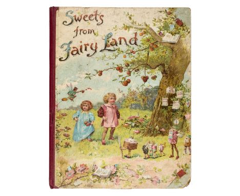 Moveable. Sweets From Fairy Land, 1st edition, Nister, [1896], eight working chromolithographed slatted transformation pictur