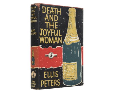 Peters (Ellis, i.e. Edith Pargeter). Death and the Joyful Woman, 1st edition, for the Crime Club by Collins, 1961,  light bro