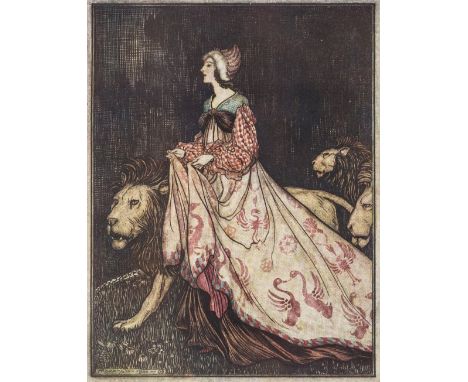 Rackham (Arthur, illustrator). The Fairy Tales of the Brothers Grimm, Translated by Mrs Edgar Lucas, 1909, 40 tipped-in colou