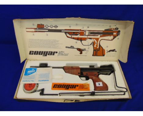 1970's COugar air pistol, boxed