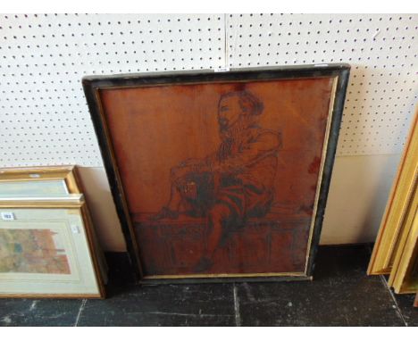 A framed portrait, William Shakespeare