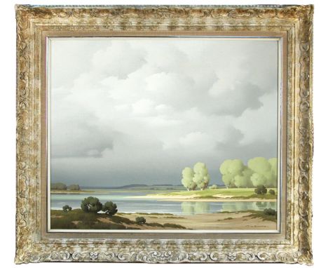 D. Pierre de Clousade (French, 1910-1975) Bords de la Loire signed lower right “P de Clousade” oil on canvas 52 x 63cm (20 x 