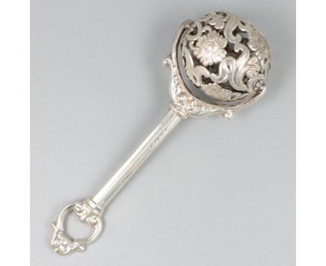 Beautiful model with openwork ball. Spain, second half of the 20th century, hallmarks: 925 sterling, unknown maker's mark, St