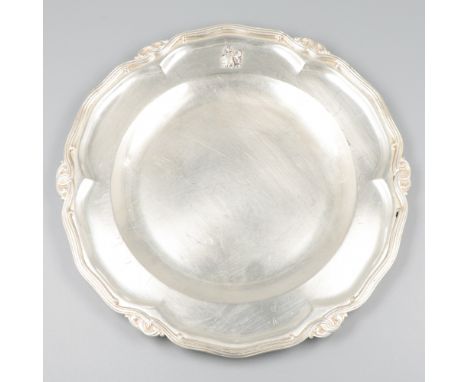 Plate of one of the Lieutenants of the Belgian army in the early years of the 20th century. Belgium, Carmen Déposé, ca. 1900-
