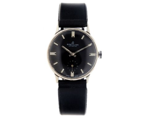 Case: steel - strap: leather - manual winding - condition: good, movement in working order - diameter: 34 mm - wrist size: 20