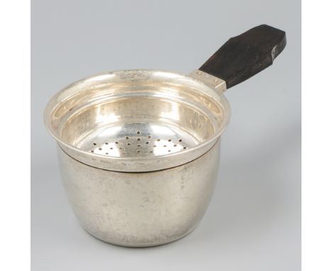 Round model with ebony handle. Netherlands, Amsterdam, Gebr. Barends, 1935, hallmarks: lion, Minerva, maker's mark, A, sword 