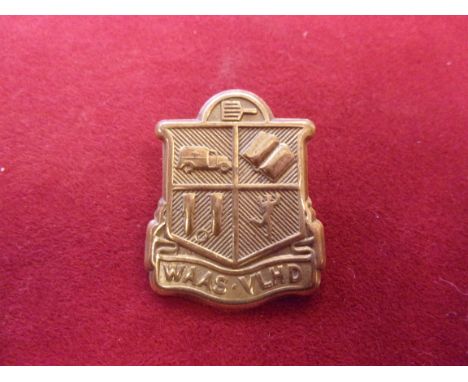 South African Women's Auxiliary Army Service WWII Cap Badge 