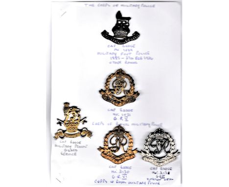 Corps of Military Police Including: Military Foot Police Other Ranks Cap Badge K&amp;K: 1029, Corps of Military Police Cap Ba