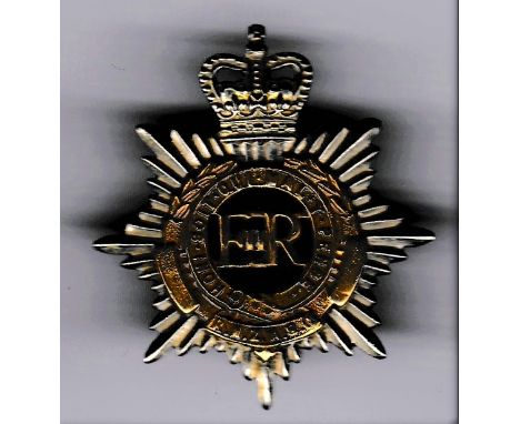 Royal New Zealand Army Service Corps EIIR Cap Badge (Bi-metal), two lugs.