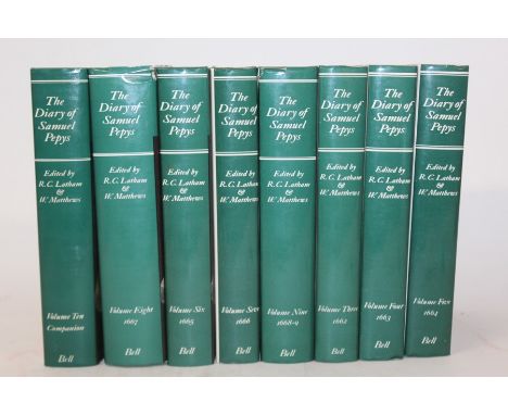 The diary of Samuel Pepys, London 1979, ten volumes (10)