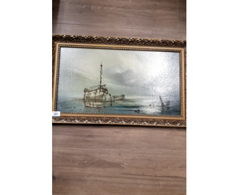 PJ  WINTRIP OIL PAINTING ON BOARD MORNING LIGHT