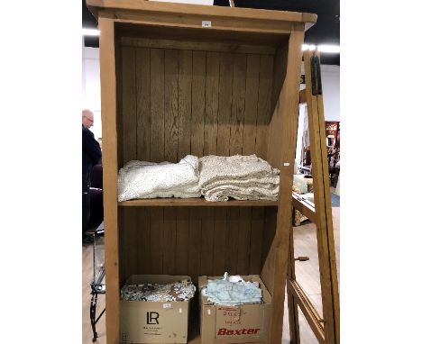 4 DRAW SHELF OAK DISPLAY UNIT