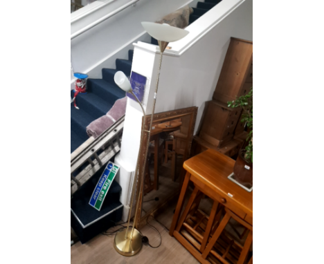 MODERN UPLIGHTER WITH READING LAMP