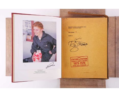 MacCormack, Geoff: David Bowie, 'From Station to Station, Travels with Bowie 1973-1976', Genesis Publications, 2007. 4to, num