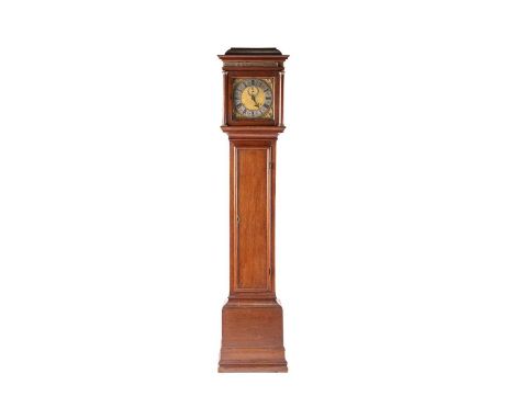 James Clowes, CC 1671-1705. A late 17th century month going longcase clock with bolt and shutter maintaining power, the six k