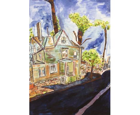 Bob Dylan (born 1941)/House on Union Street/limited edition graphic giclee 57 of 295, signed lower right, 76cm x 55cm/Note: f