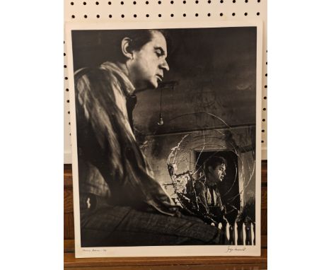 JORGE LEWINSKI (1921-2008):&nbsp;portrait of Francis Bacon: vintage silver gelatin print, 1970, signed and titled in white in