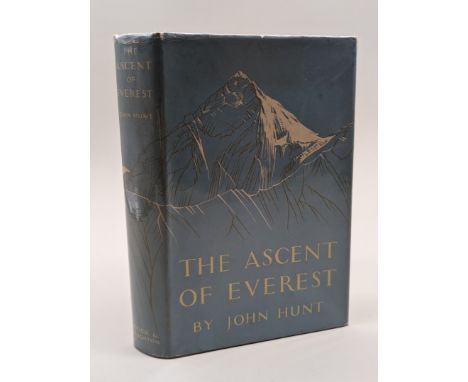 HUNT (John):&nbsp;'The Ascent of Everest..': London, Hodder &amp; Stoughton, 1953: FIRST EDITION: signed by Hunt and Hillary 