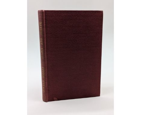 MOSLEY (Oswald):&nbsp;'Policy and Debate..': Euphorian Books, 1954: FIRST EDITION, No.172/200 copies, signed: original red cl