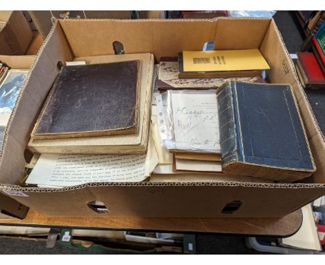 MANUSCRIPT:&nbsp;EASTBOURNE CLERICAL SOCIETY: minutes of meetings of the society for 1886, filling thick 8vo notebook of peri