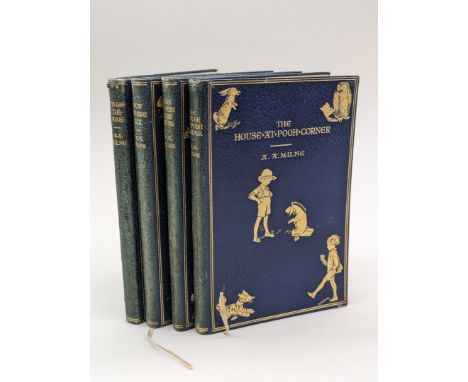 MILNE (Alan Alexander):&nbsp;Winnie The Pooh series in deluxe bindings, comprising: 'When We Were Very Young', (17th edition,