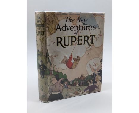 BESTALL (Alfred E):&nbsp;'The New Adventures of Rupert..': FIRST EDITION, illustrations printed in red and black, 3 of 5 colo