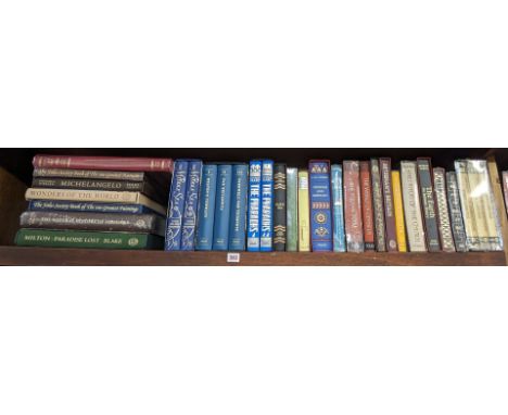 FOLIO SOCIETY:&nbsp;group of 31 volumes, various sizes, mostly more recent publications in slipcase, VG. (One shelf) 