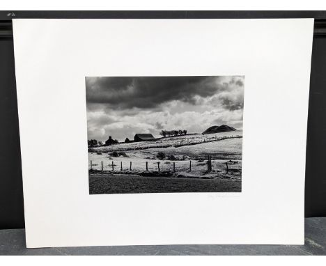 FAY GODWIN (PHOTOGRAPHER 1931-2005): DROVER'S ROADS, WALES:&nbsp;'Roman Camp, Trawsfynydd': gelatin silver print, 21 x 27.5cm