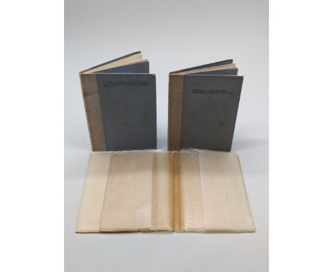 PARNELL (Thomas):&nbsp;'Poems...selected by Lennox Robinson': Dublin, Cuala Press, 1927: limited to 200 copies. Original line