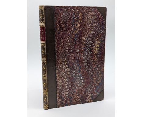 ANCIENT KINGS OF SCOTLAND:&nbsp;a volume containing 98 sepia watercolours of ancient Kings of Scotland, chronologically arran