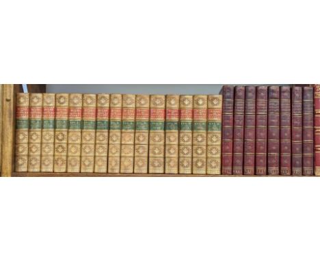 BINDINGS:&nbsp;DICKENS (Charles): 'Works': Vols 1-15 only, Chapman &amp; Hall, c.1880: uniform period calf, spines richly gil