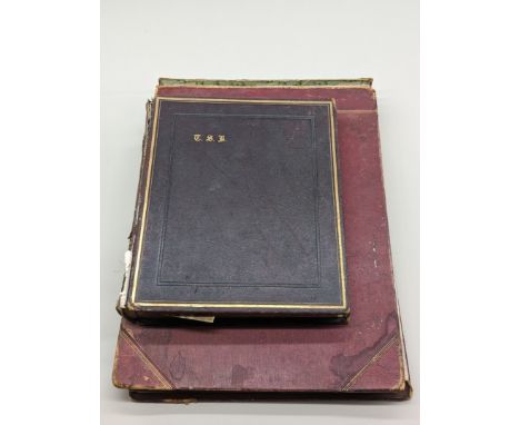 PHOTOGRAPH ALBUMS:&nbsp;album of approx 230+ albumen-print photographs, 1880s period, chiefly Scottish views and mostly annot