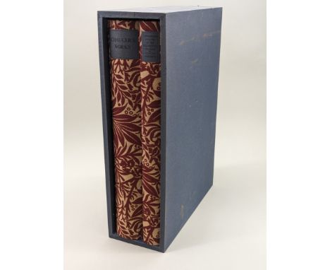 KELMSCOTT PRESS:&nbsp;CHAUCER (Geoffrey): 'The Works (&amp;) A Companion Volume to the Kelmscott Chaucer by Duncan Robinson':