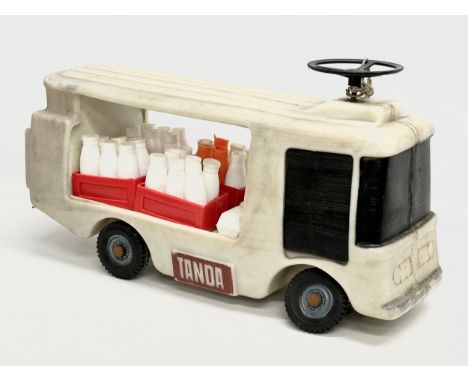 A vintage child’s ride on Tanda milk float truck. 57cm