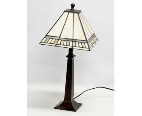 A Tiffany style table lamp. 56cm
