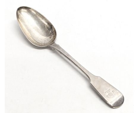 An Early 19th Century George IV serving spoon stamped R. P. London, 1820. 75g