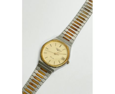 A 1980’s gents Longines watch.  (4)