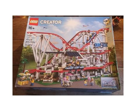 An unopened LEGO Creator Roller Coaster.
