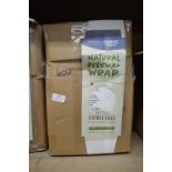 *~600 Cheese Pack Natural Beeswax Wrap Boxes