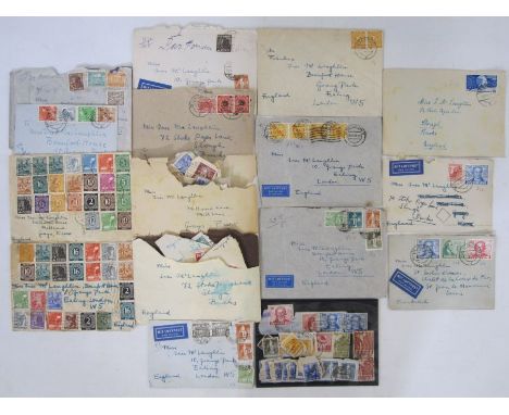 Germany: Collection of immediate post-war stamps, loose in envelope and on cover of early E &amp; W Germany, allied occupatio