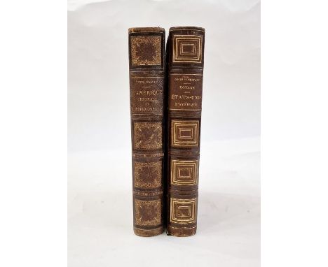 Comettant Oscar "Voyage Pittoresque et Anecdotique dans le Nord et le Sud des Etats-Unis d'Amerique"  Paris 1866frontis with 