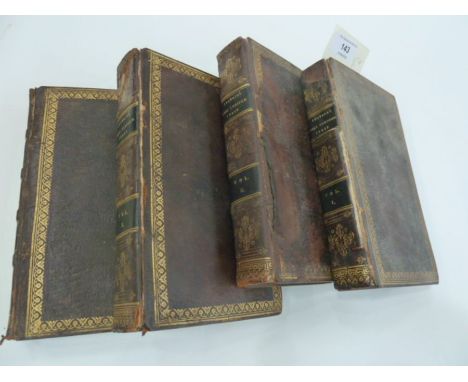 Eustace, Rev John Chetwode "A Classical Tour Through Italy AD MDCCC II", in 4 vols, Leghorn, printed and sold by Glaucus Masi