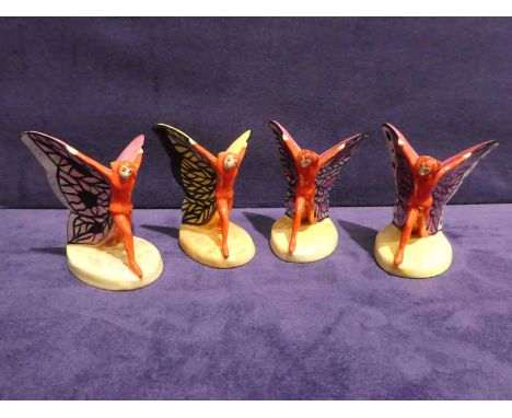 Four Carltonware Mephistopheles, The Red Devil, all prototypes