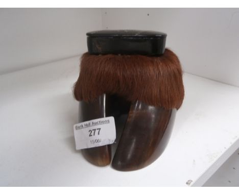 camel hoof trinket box
