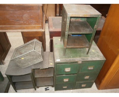 selection of vintage metal cabinets