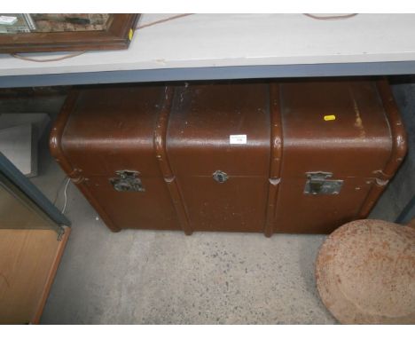 large travel trunk