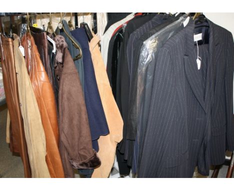 Textiles - ladies formal trouser suits, single breasted, linen, wool, pinstripe, etc, including Basler, Libra, Marina Rinaldi