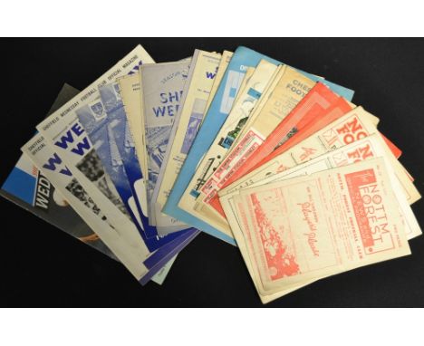 Football Programmes and Ticket Stubs - 1940's- 1980's including Nottingham Forest, 8th Dec 1945, Aston Villa, 2nd March 1946 